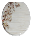 WC ülőke MDF fémzsanéros. SAKURA